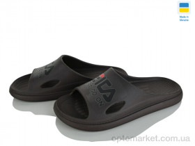 Купить Шльопанці чоловічі C79 т.коричневий Krok коричневий