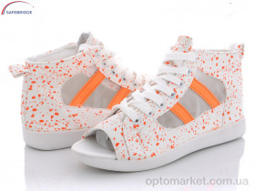 Купить Кеды женские CF017 white-orange Victoria белый