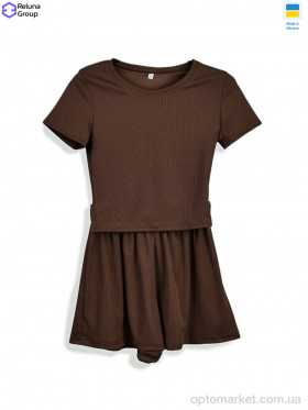 Купить Костюм жіночі CL003-1 brown Reluna Group коричневий