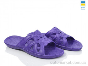 Купить Шльопанці жіночі Cross SV009 троянда фіолет Cross фіолетовий
