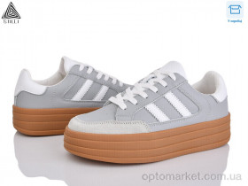 Купить Кросівки жіночі CX1590-3 шкіра Stilli сірий