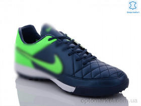 Купить Футбольне взуття чоловічі D03 navy-green N.ke синій