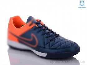 Купить Футбольне взуття чоловічі D03 navy-orange N.ke синій