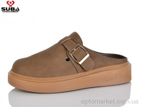 Купить Сабо жіночі D309-5 Suba коричневий