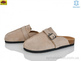 Купить Шльопанці жіночі D95-10 Mei De Li бежевий