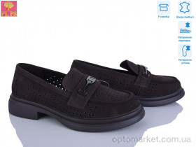 Купить Туфлі жіночі DAA17-6 PLPS коричневий