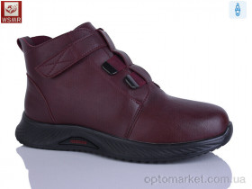 Купить Черевики жіночі DB01-2 WSMR бордовий