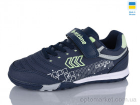 Купить Футбольне взуття дитячі DDB26719-1 navy-olive Restime синій