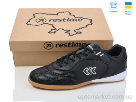 Купить Футбольне взуття чоловічі DM024123 black Restime чорний