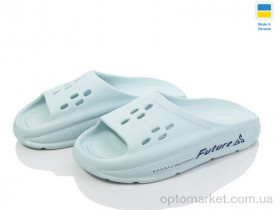 Купить Шльопанці жіночі DS72 св.бірюза Gipanis зелений