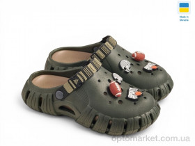 Купить Крокси дитячі DS770 хакі-бежевий Gipanis хакі