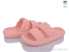 Купить Шльопанці жіночі DSL64 персиковий Demur рожевий