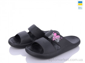 Купить Шльопанці жіночі DSL69 чорний Demur чорний