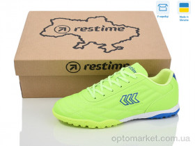Купить Футбольне взуття дитячі DW024133-1 lime-royal Restime зелений