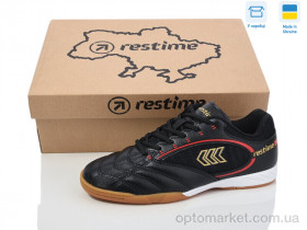 Купить Футбольне взуття дитячі DW024139 black-red Restime чорний