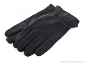 Купить Рукавички чоловічі E0554М шкіра оленя махра Королева чорний