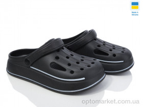 Купить Крокси чоловічі Е252 чорний Golden Lion синій