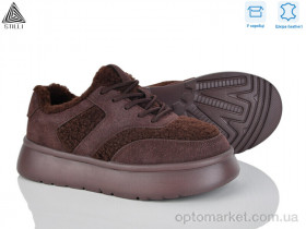 Купить Кросівки жіночі E2540-2 шкіра піна Stilli коричневий