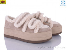 Купить Сліпони жіночі E33-26 Mei De Li бежевий