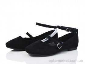 Купить Балетки жіночі E353-1 Loretta чорний