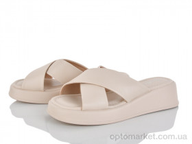 Купить Шльопанці жіночі E722-3 Loretta бежевий