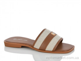 Купить Шльопанці жіночі E740-3 Loretta коричневий