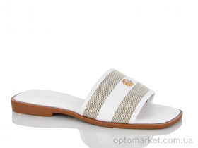 Купить Шльопанці жіночі E740-5 Loretta білий