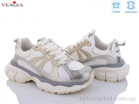 Купить Кросівки жіночі F1055-1 на флисе Veagia білий