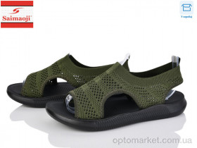 Купить Босоніжки жіночі F122-16 Saimaoji зелений