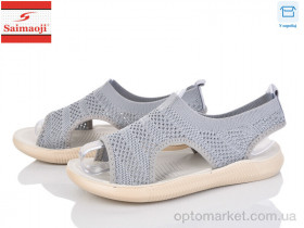 Купить Босоніжки жіночі F122-2 Saimaoji сірий