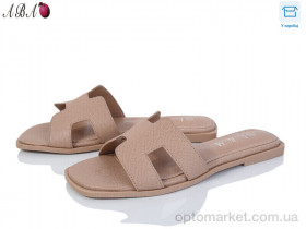 Купить Шльопанці жіночі F1ABA80-8 L&M бежевий