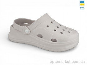 Купить Крокси жіночі F650 сірий Realpaks сірий