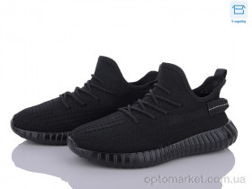 Купить Кросівки чоловічі F802-1 YZY чорний