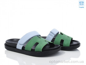 Купить Шльопанці жіночі F902-8 L&M зелений