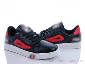 Купить Кросівки чоловічі F90M black-red F.la чорний