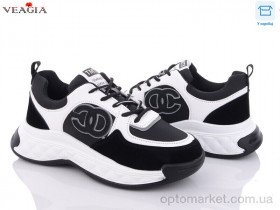 Купить Кросівки жіночі F926-2світловідбивач Veagia чорний