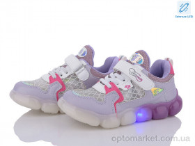 Купить Кросівки дитячі FB381-7 LED Башили фіолетовий