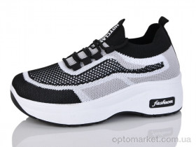 Купить Кросівки жіночі G2113 black Шик-Шок чорний