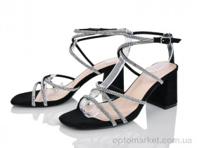 Купить Босоніжки жіночі G607-1 Lemon чорний