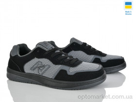 Купить Кросівки чоловічі Гіпаніс М1032 графіт-чорний Gipanis сірий