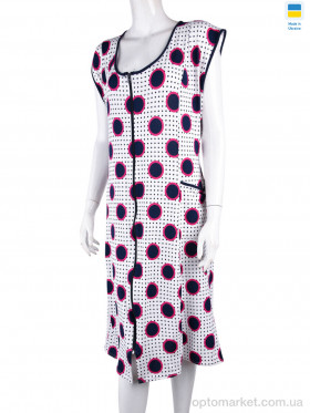 Купить Халат жіночі H001-1 blue Banko білий