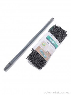 Купить Господарські товари H01640 grey Швабра-полотер 42x12x120см LOOK&BUY