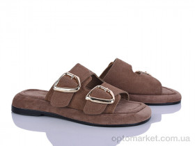 Купить Шльопанці жіночі H120-6 Loretta коричневий