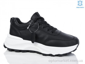 Купить Кросівки жіночі H28-7 шкіра Xifa чорний