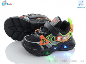 Купить Кросівки дитячі H6070-1 LED bbt.kids чорний