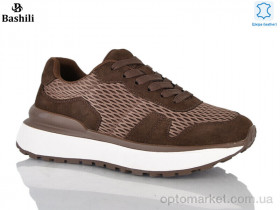 Купить Кросівки жіночі H6565-8 Башили коричневий