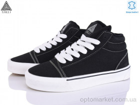 Купить Кеди жіночі HB770-1 шкіра Stilli чорний