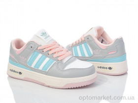 Купить Кросівки жіночі HD16(182-37) white-grey Violeta сірий