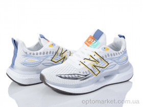 Купить Кросівки чоловічі HD24(176-37) white-blue Wonex білий