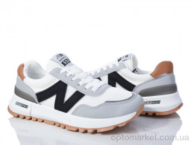 Купить Кросівки чоловічі HD35(149-16) white-grey Wonex білий